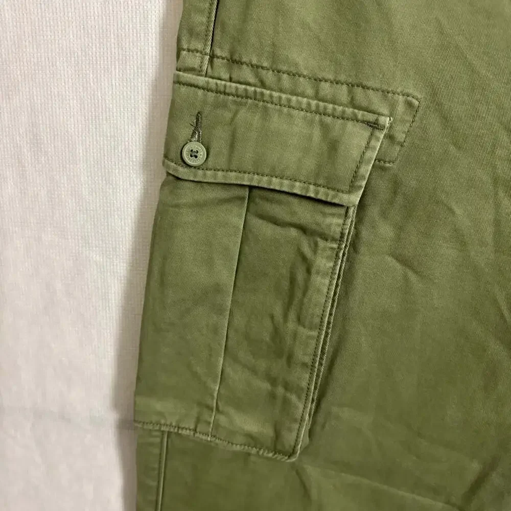 Levi's Men's Size 38x32 Green Straight Leg Y2K Cargo Pants